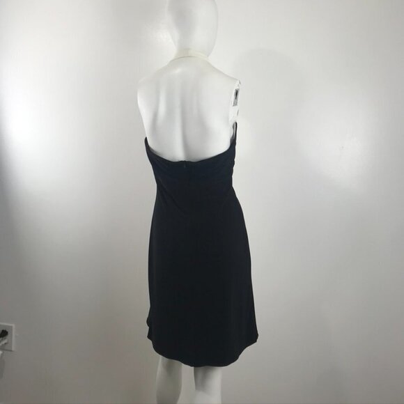 Frank Lyman White & Black Halter Dress - Picture 4 of 6